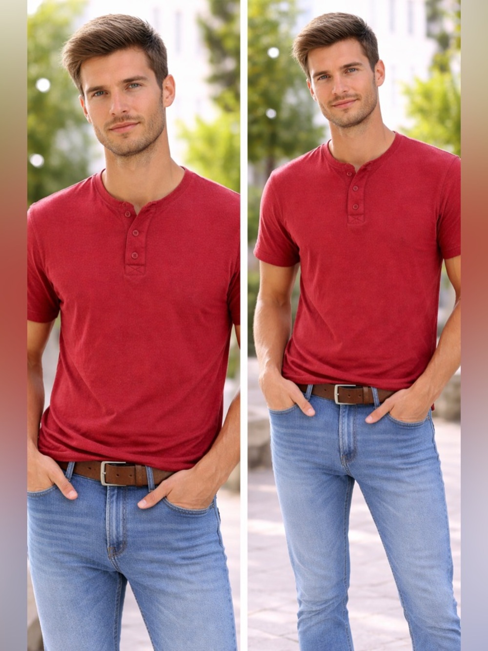 old navy red short sleeve tee shirt